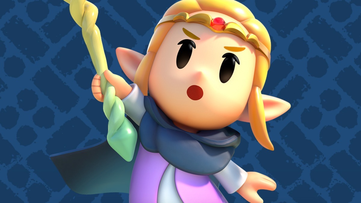 Character art for Zelda in The Legend of Zelda: Echoes of Wisdom