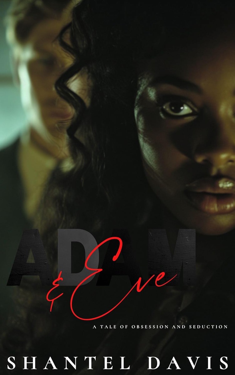 Cover art for "Adam and Eve" showing a man standing over a woman's shoulder