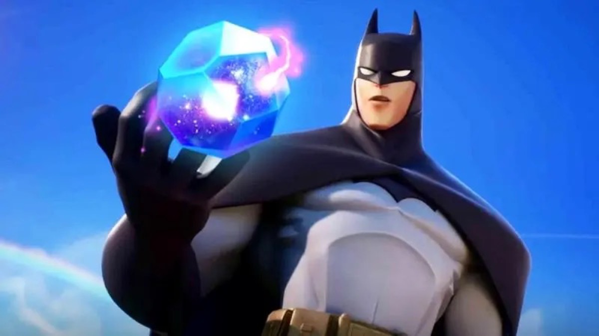 Batman holds a ball energy in "Multiverses"