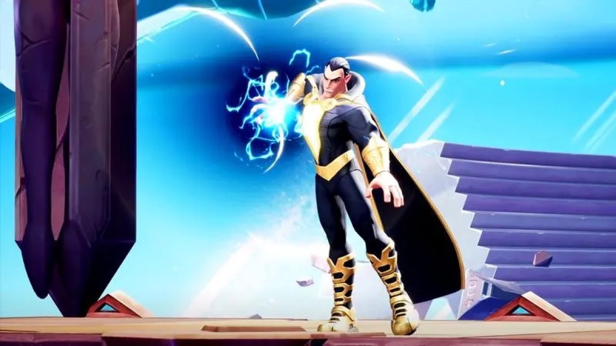 Black Adam charges energy in "Multiverses" 