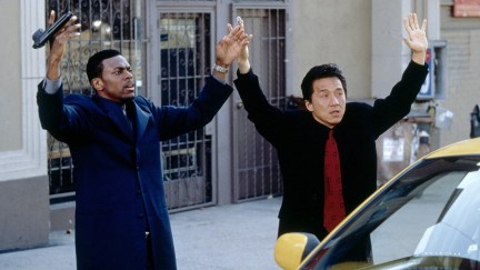 Chris Tucker as Carter and Jackie Chan as Lee in Rush Hour