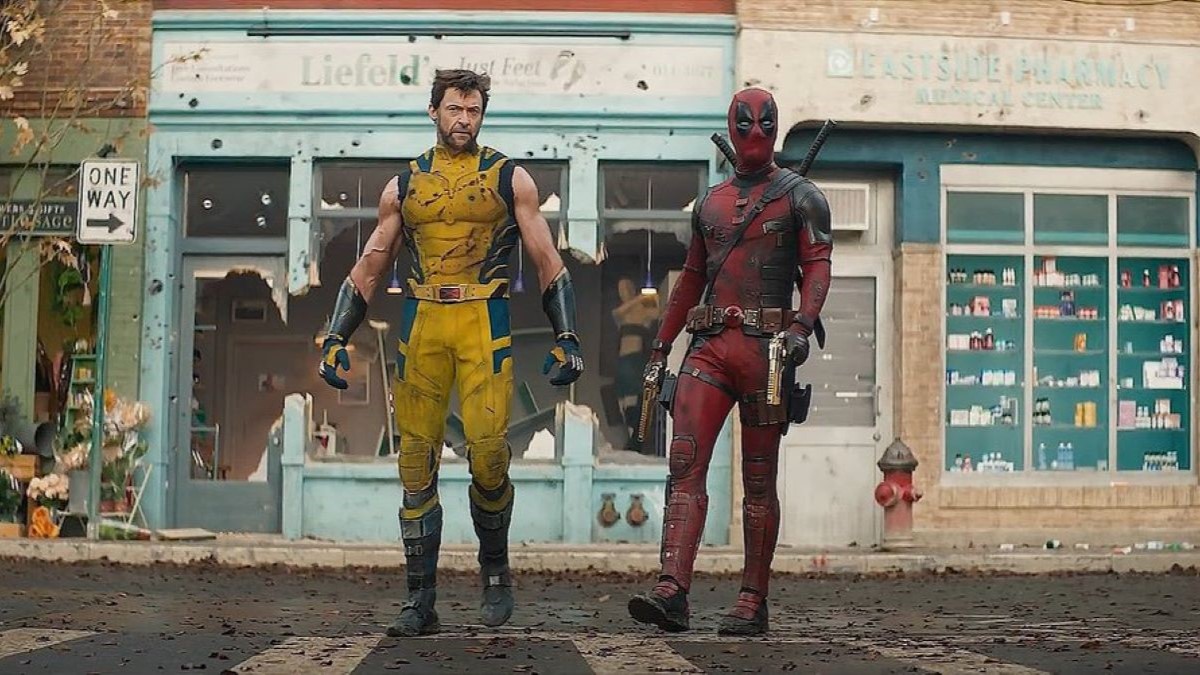 Hugh Jackman and Ryan Reynolds as Deadpool and Wolverine