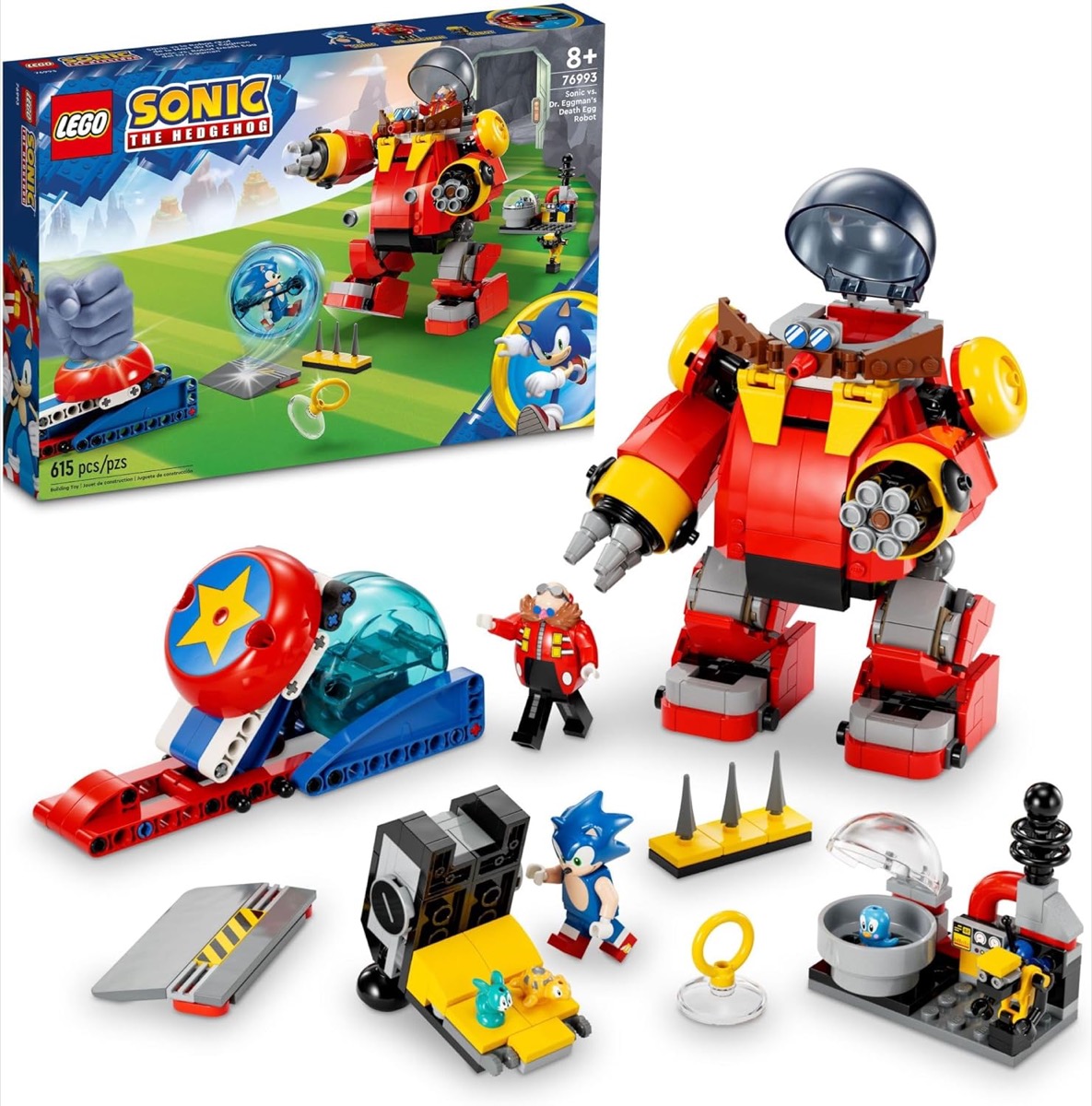 Dr. Eggman’s Death Egg Robot made of LEGOs from "Sonic"