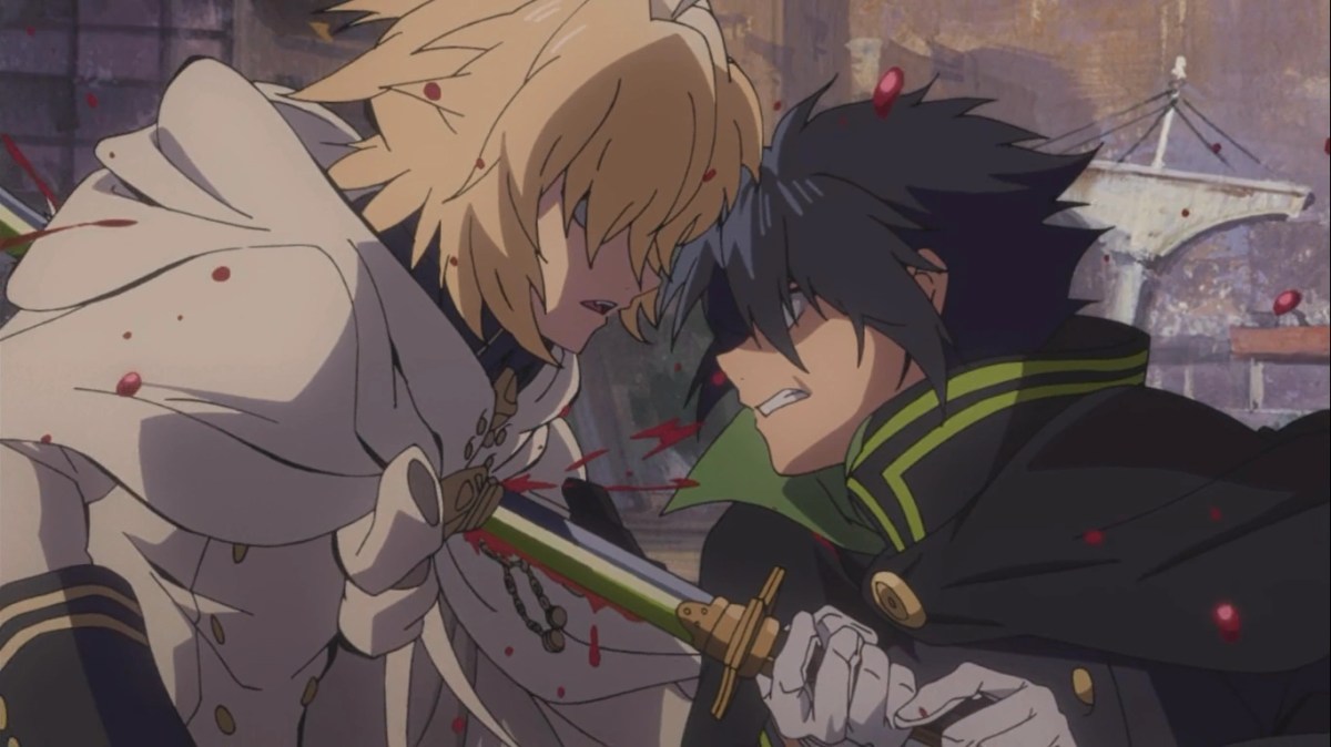 Mikaela and Yuichiro from Seraph of the End