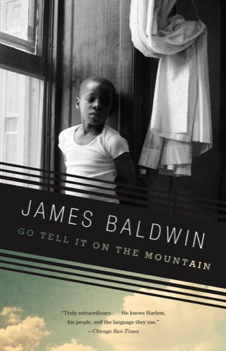 Cover art for "Go Tell It On The Mountain" featuring a young boy standing by an open window