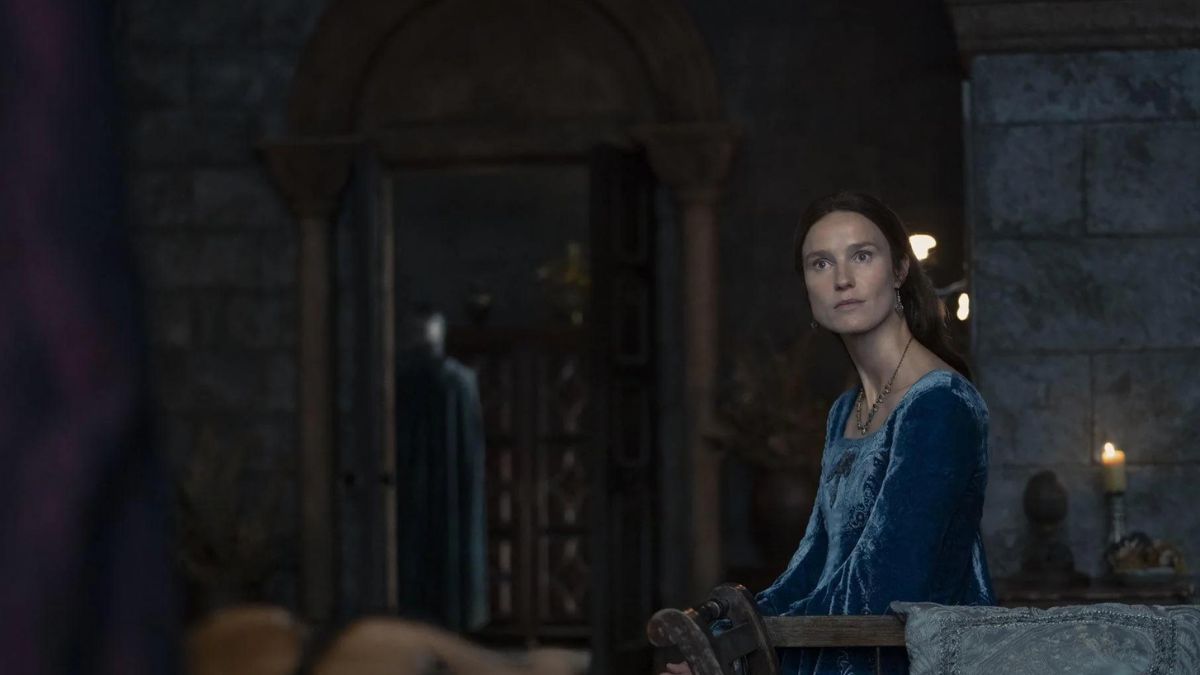 Lady Jeyne Arryn, played by Amanda Collin, in the second season of House of the Dragon