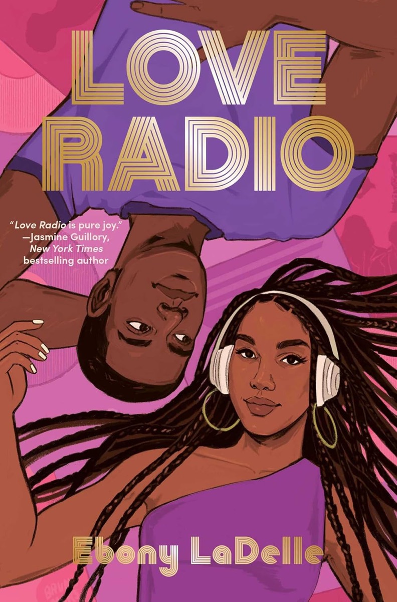 Cover art for "Love Radio" showing two teens laying next to one another 