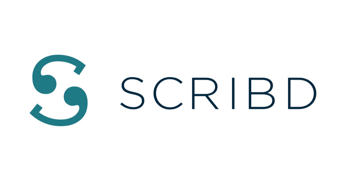 A photo of the Scribd app logo