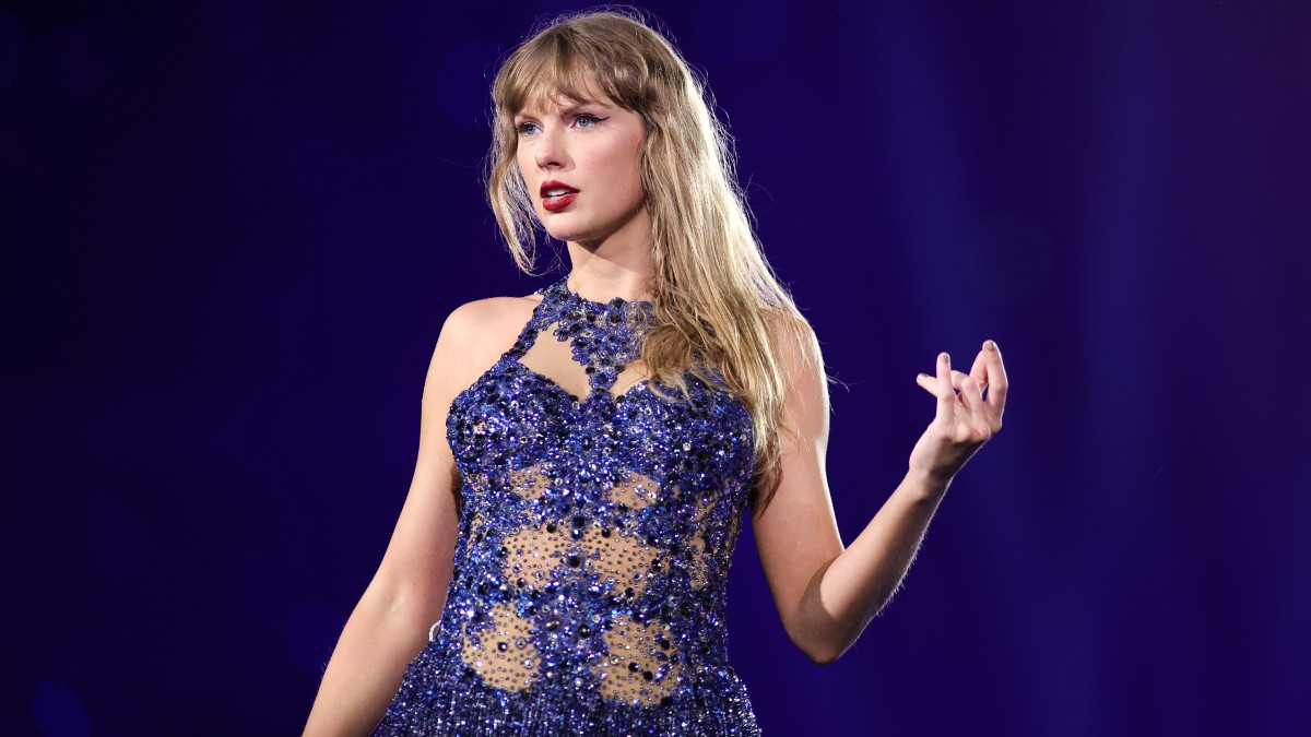 Taylor Swift performs in Gelsenkirchen, Germany, during The Eras Tour