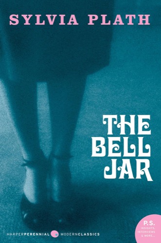 Cover art for "The Bell Jar" featuring a woman's legs