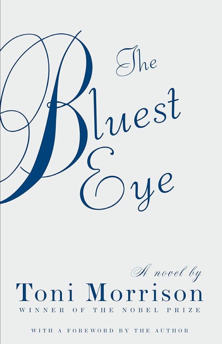 Cover art for "The Bluest Eye" featuring the title text