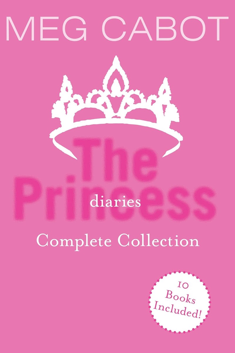 Cover art for "The Princess Diaries" showing a tiara