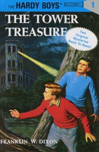 "The Tower Treasure" the Hardy Boys cover art. 