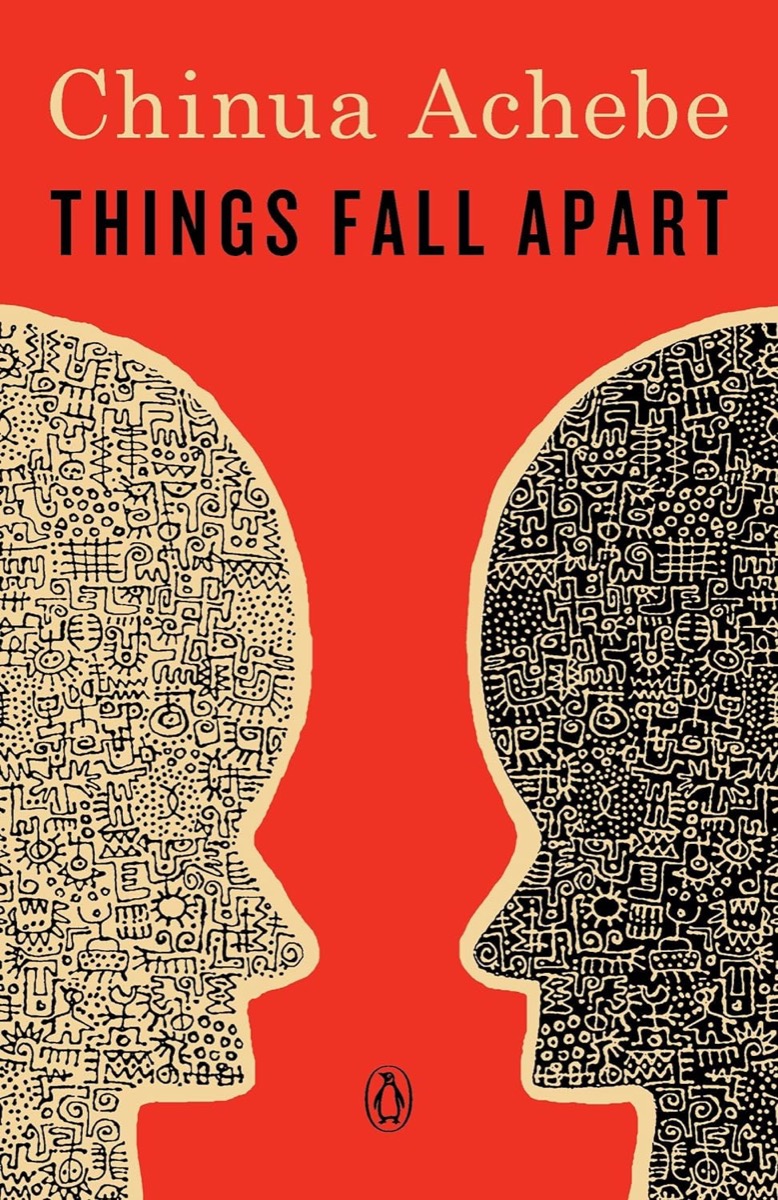 Cover art for "Things Fall Apart" by China Achebe