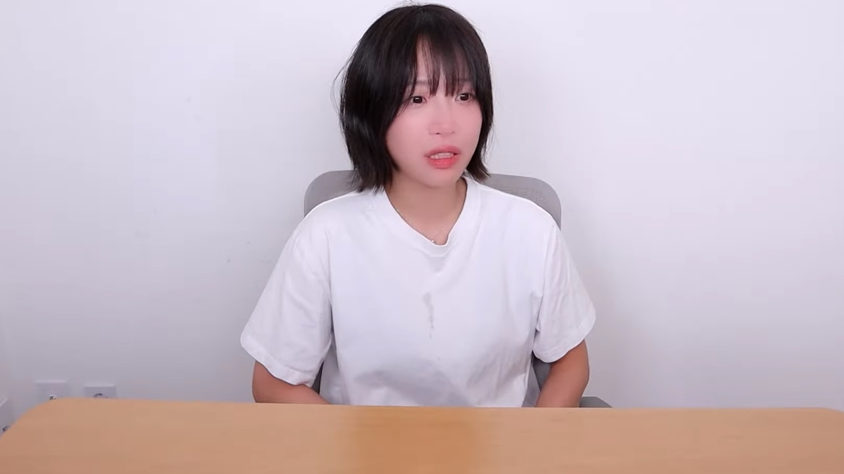 Tzuyang from her recent live stream