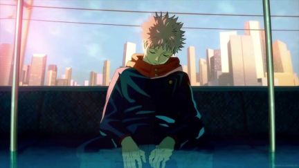 Yuji Itadori from Jujutsu Kaisen Season One opening