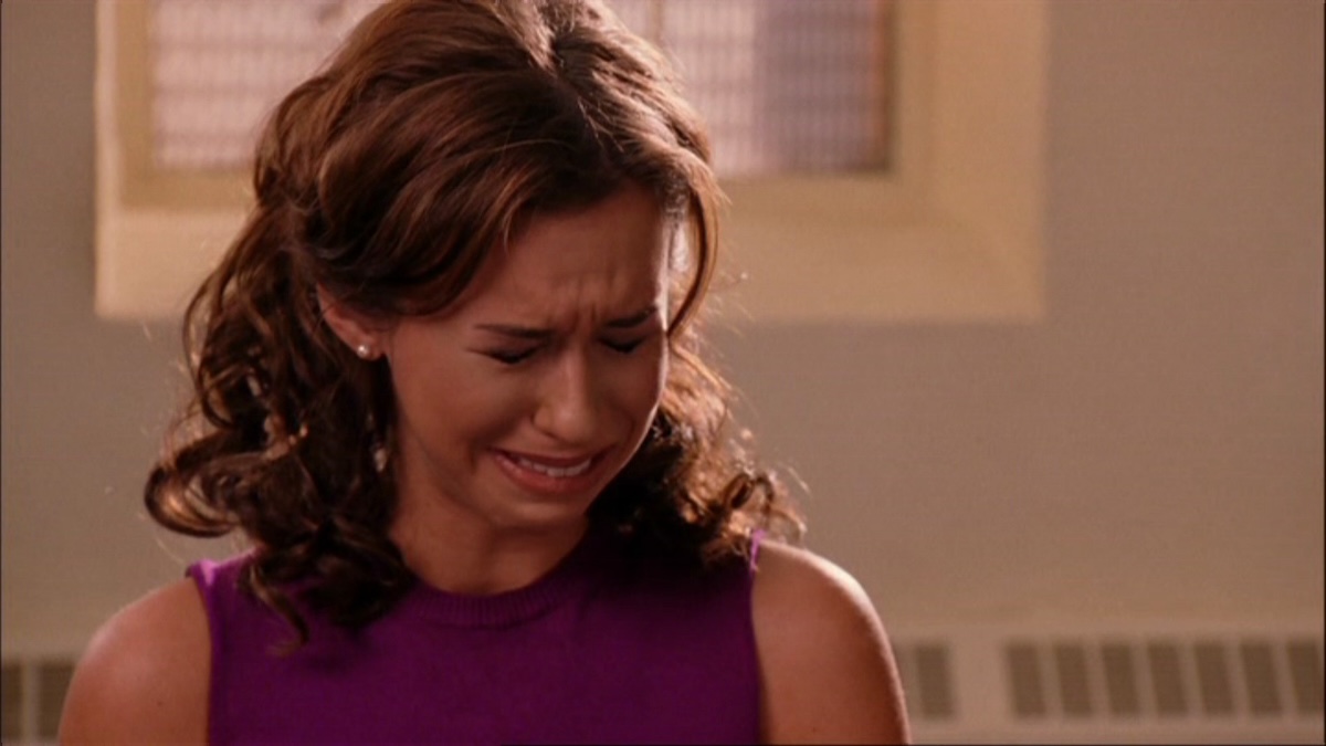 gretchen wieners crying In a classroom