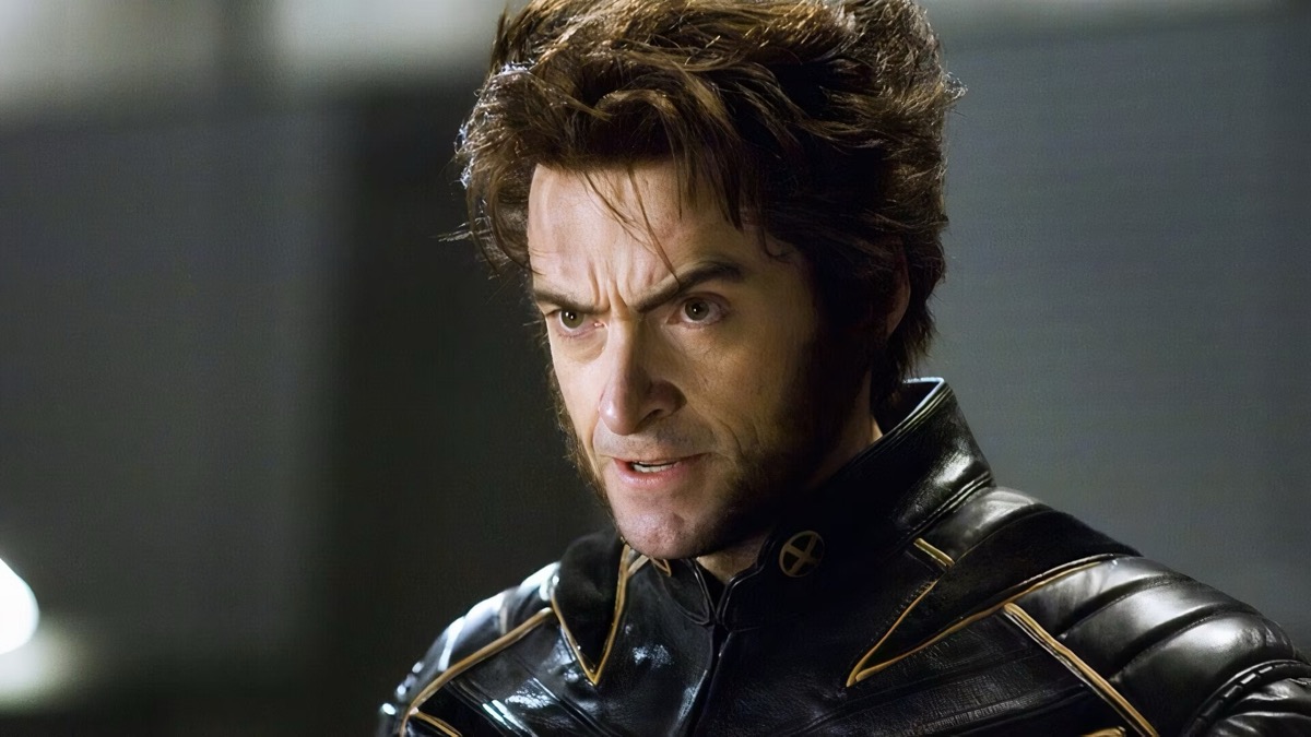 Wolverine looks serious in the original "X-Men" movie