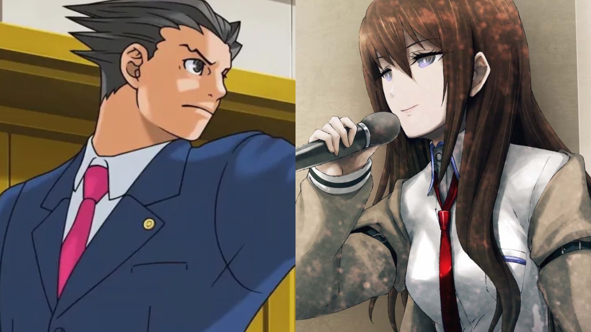 L-R: Phoenix Wright: Ace Attorney Trilogy, STEINS;GATE