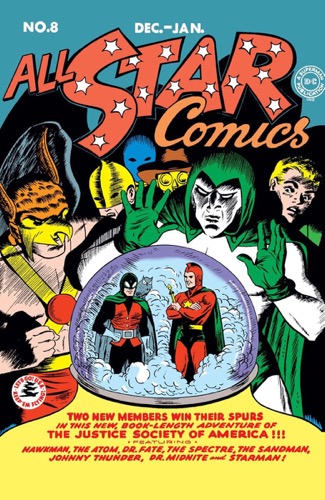 Cover art for "ALL-STAR COMICS #8"