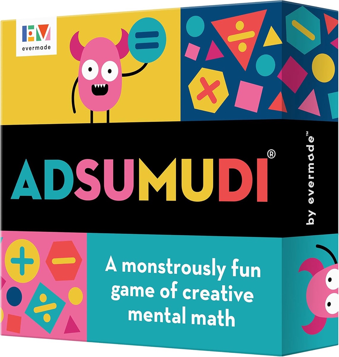 Box art for the "Adsumudi" board game