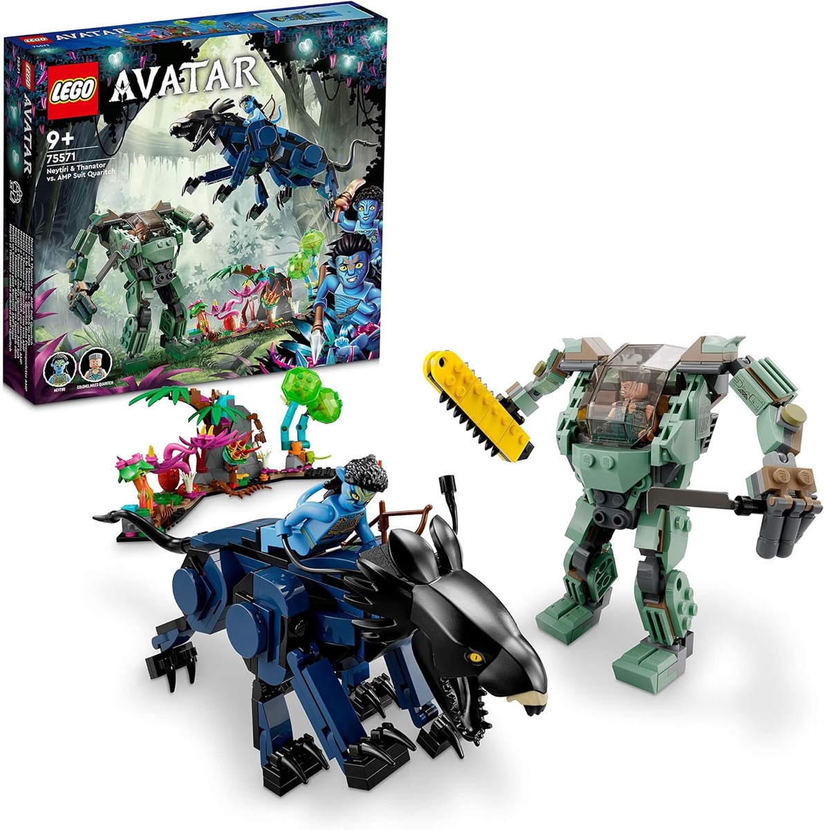 The Avatar Natili vs. Colonel Qualitch LEGO set from "Avatar"