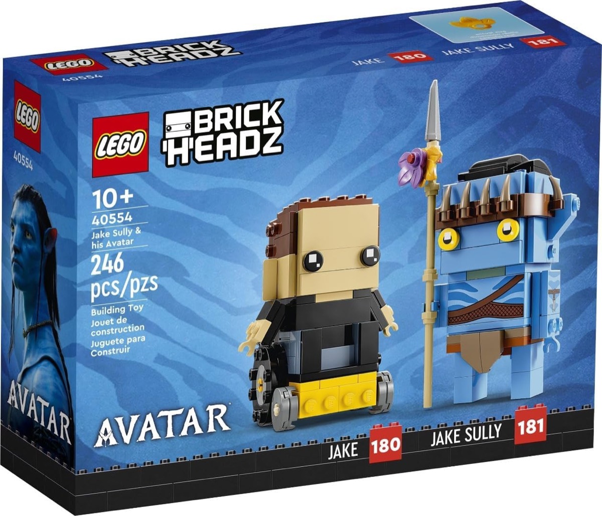 The BrickHeadz Jake Sully & his Avatar LEGO set from "Avatar"