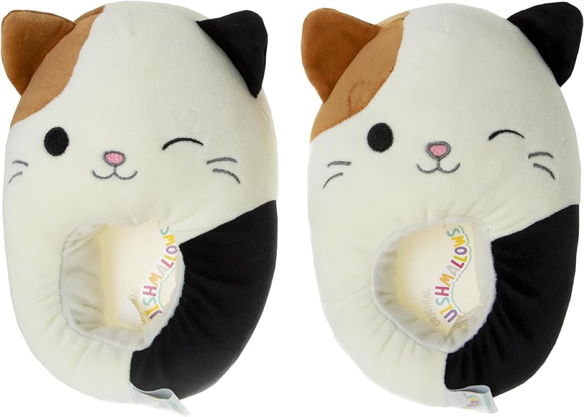 Cam the Cat Squishmallow slippers 