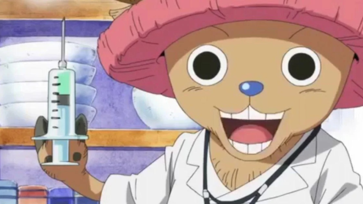 Chopper holds a medicinal needle, Drum Island Arc, One Piece