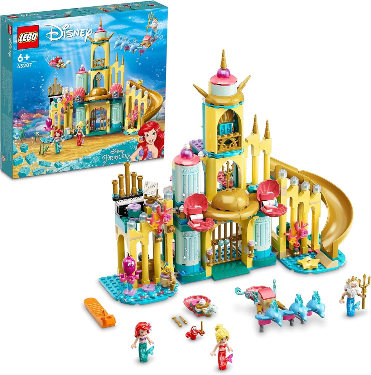 A LEGO set of Ariel's Underwater Palace