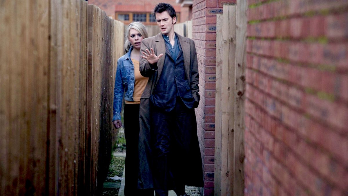 David Tennant and Billie Piper in Doctor Who