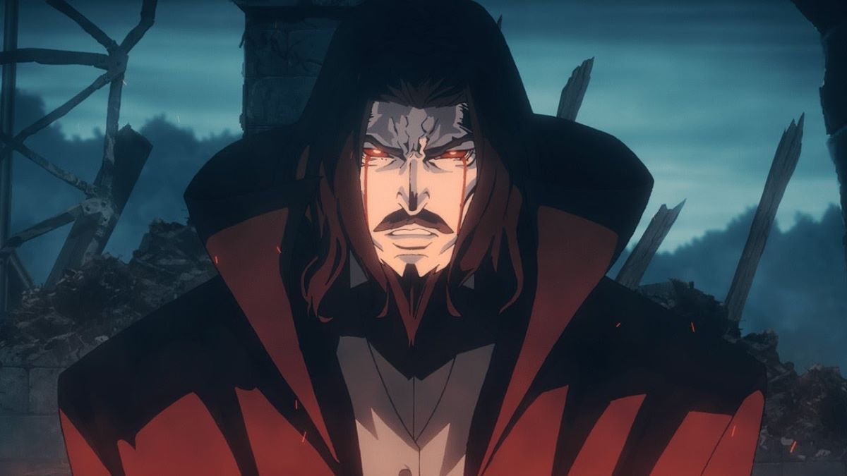 Dracula burns Targoviste in Castlevania season one