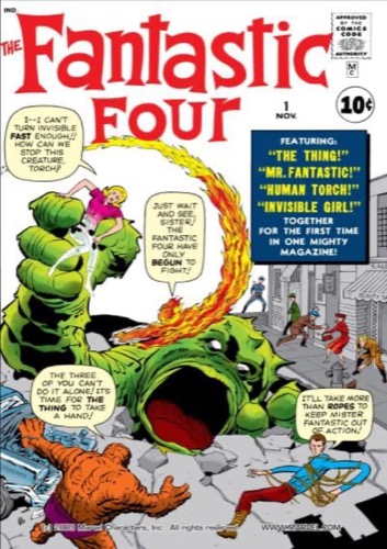 Cover art for "FANTASTIC FOUR #1"