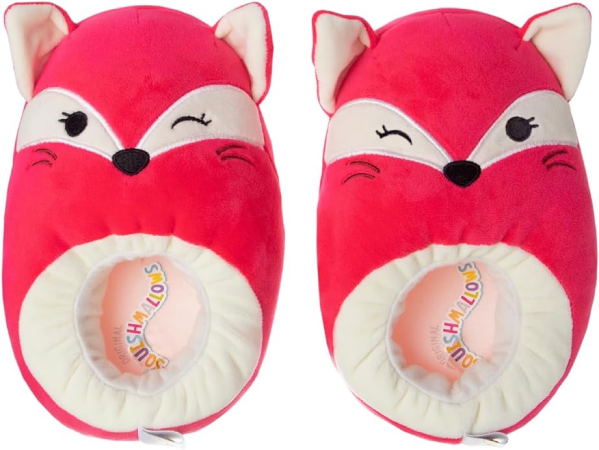 Fifi the Fox Squishmallow slippers