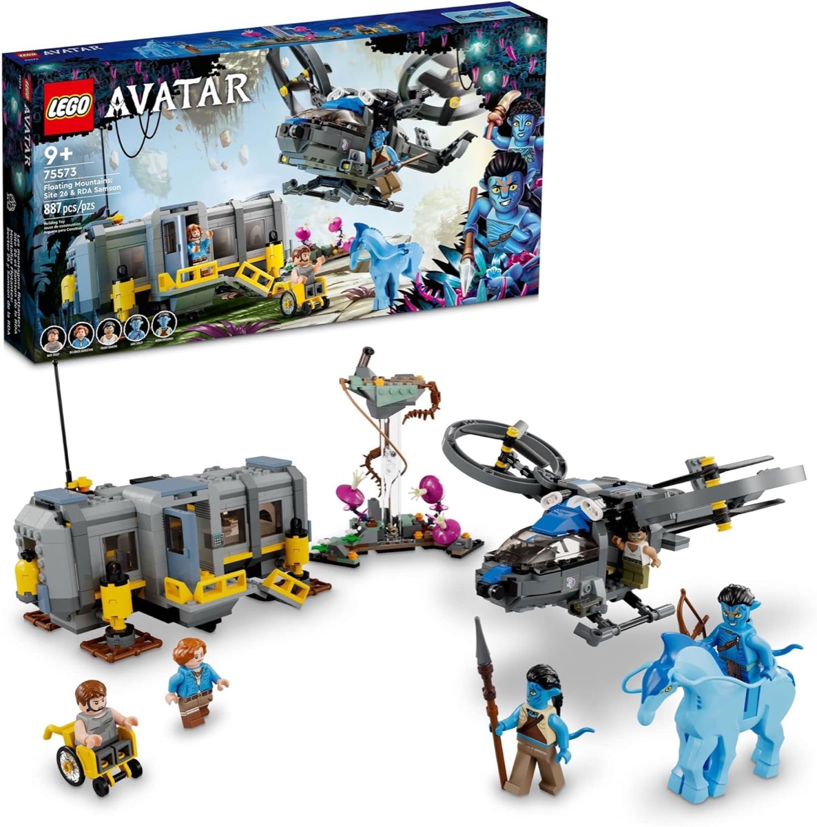 The Floating Mountains Site 26 LEGO set from "Avatar" 