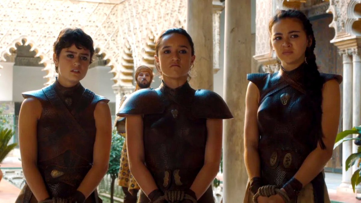 The three Sand Snakes in Game of Thrones