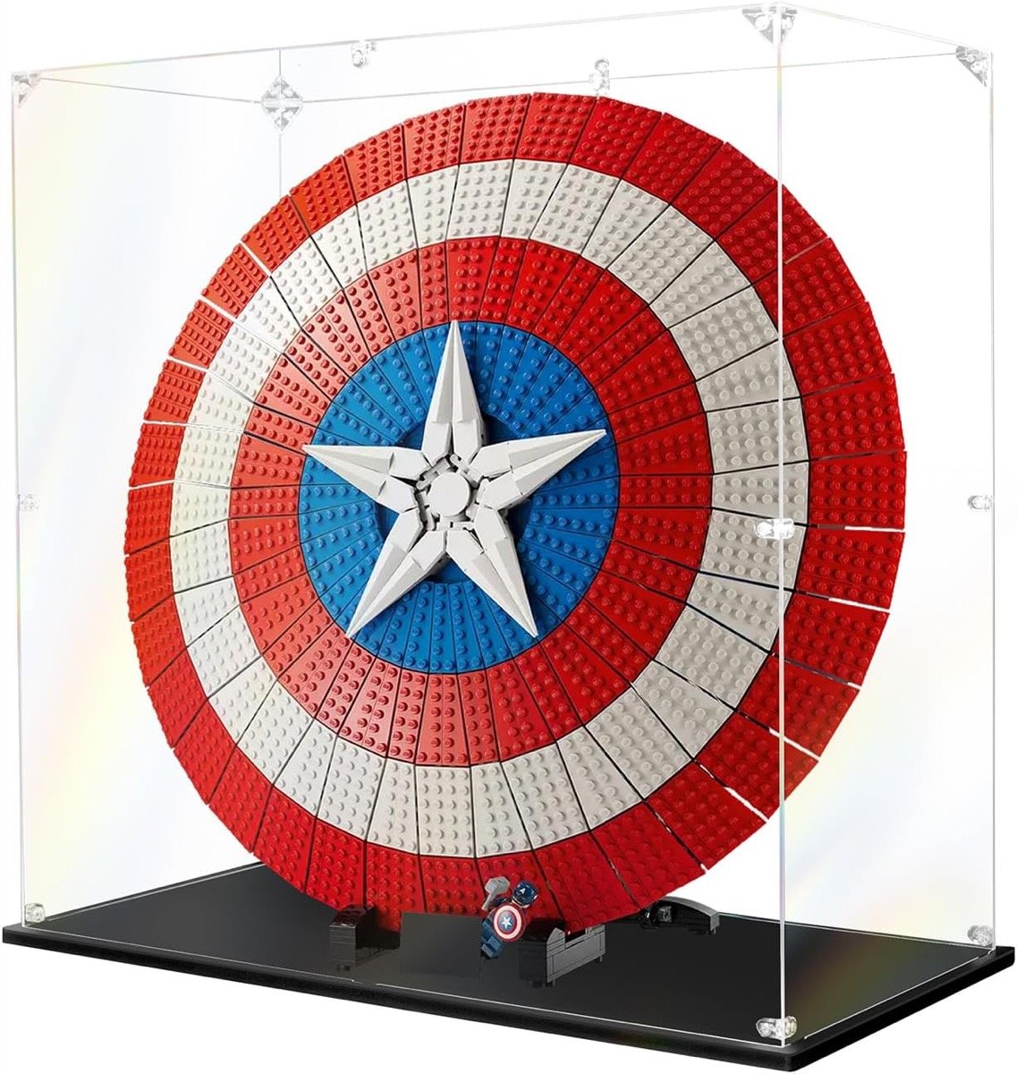 Glass Case for Lego Captain America's Shield