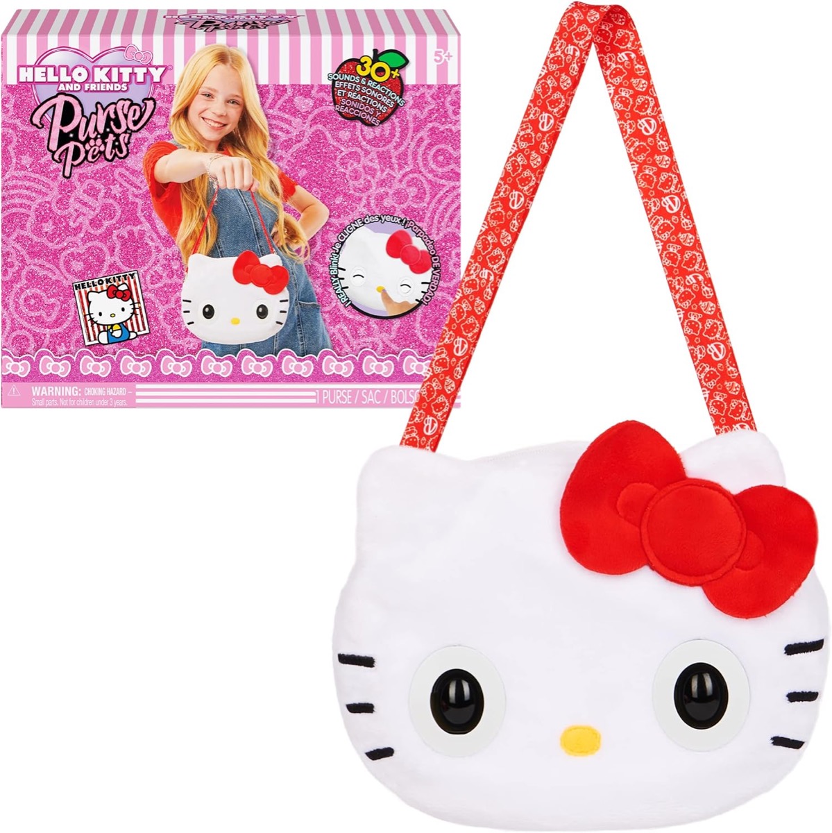 A Hello Kitty Purse Pet toy 