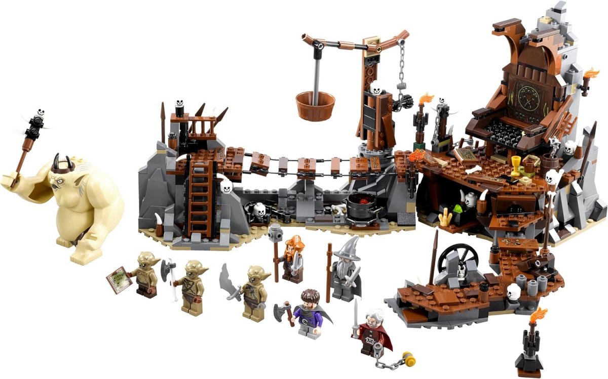 The Hobbit LEGO Goblin King Battle