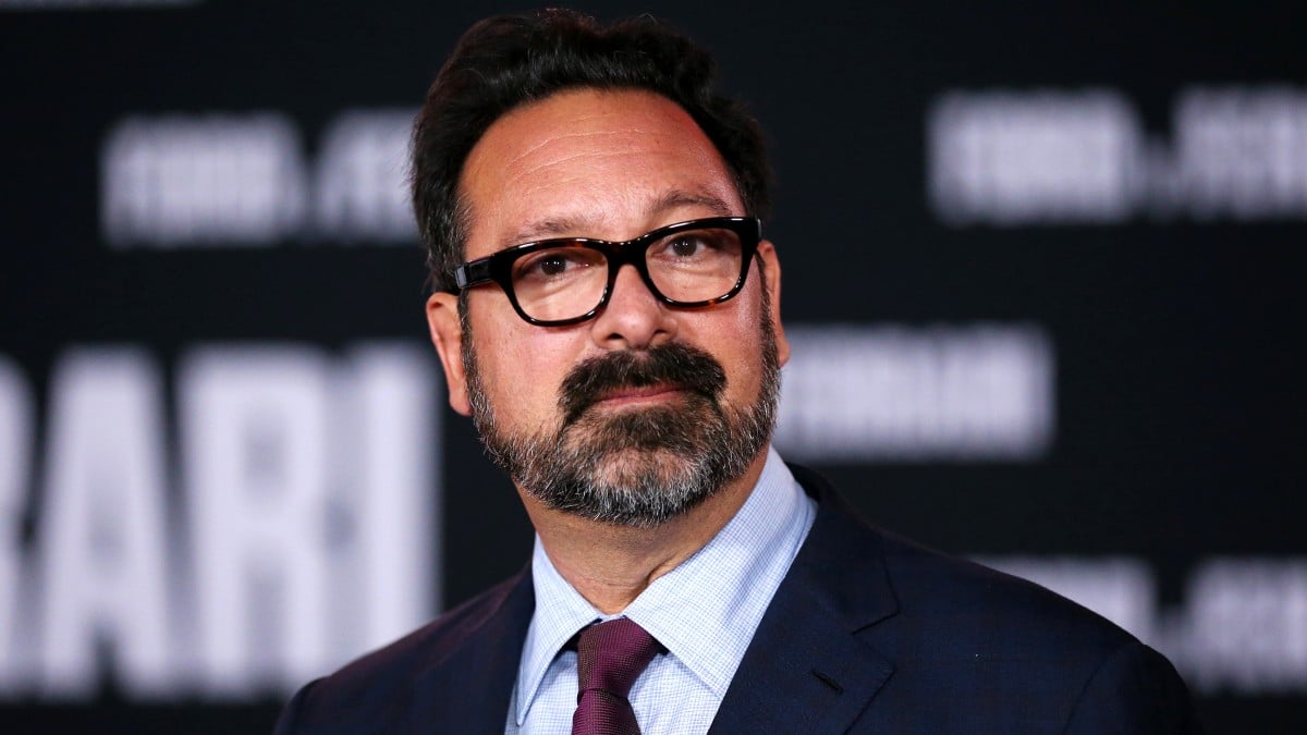 James Mangold on the red carpet at the premiere of Ford V Ferrari