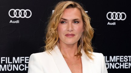 Kate Winslet poses at the Munich Film Festival 2024