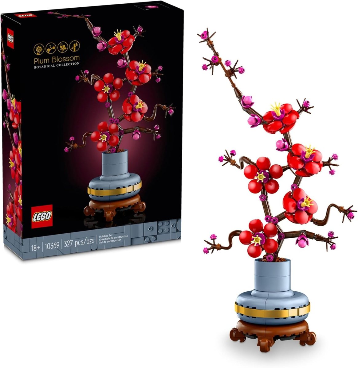 LEGO Icons Plum Blossom Flower Décor