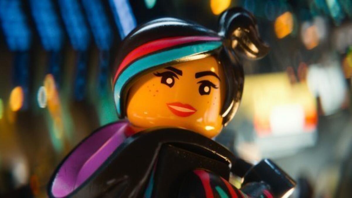 Wyldstyle the LEGO girl smirks in "The LEGO Movie"