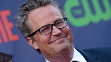 Matthew Perry poses at the CBS, CW, and Showtime 2015 TCA Party