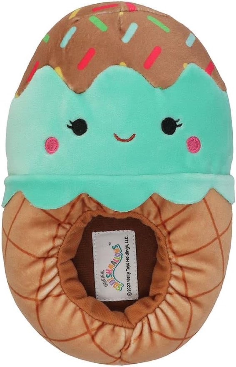 Maya the Ice Cream Squishmallow slippers