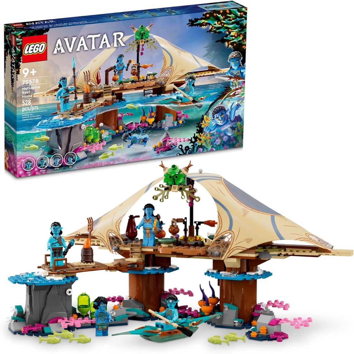 The Metkayina Reef Home LEGO set from "Avatar" 