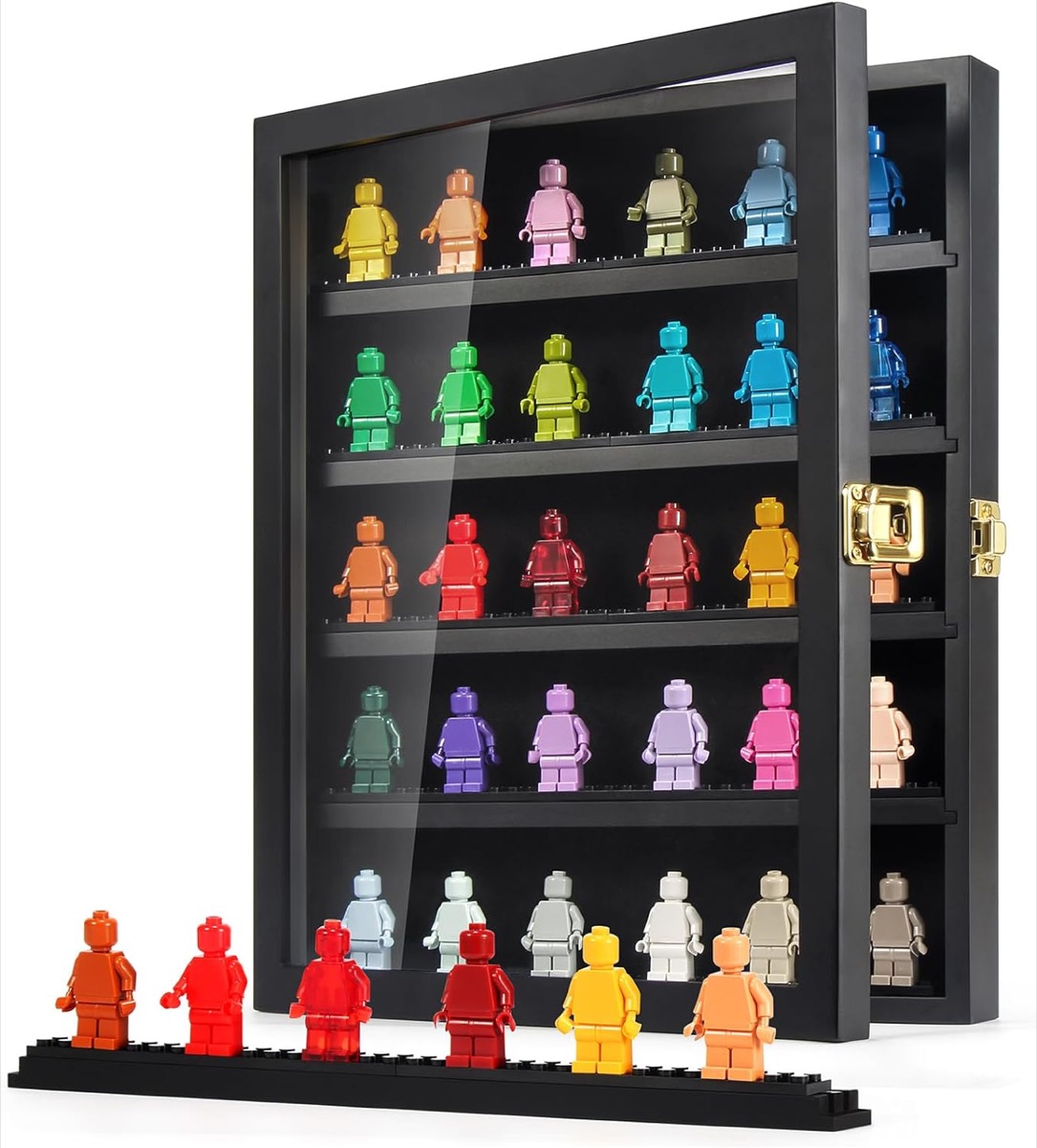 A LEGO Mini Figure Display Case Wall Mount