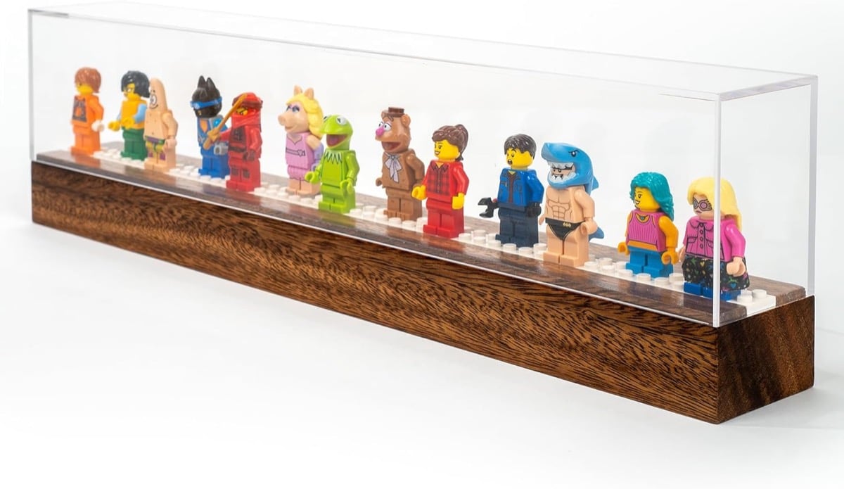 A LEGO Minifigure Display Case with Acrylic Cap