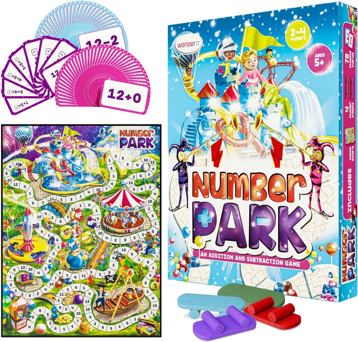 The Number Park board game