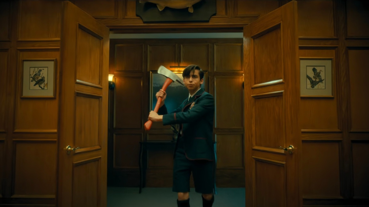 Oga for Oga,The Umbrella Academy Five brandishes an axe